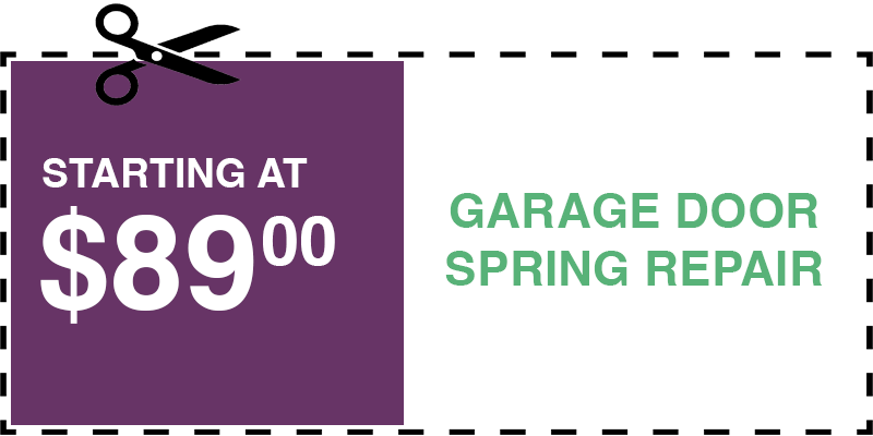 89 garage door SPRING repair